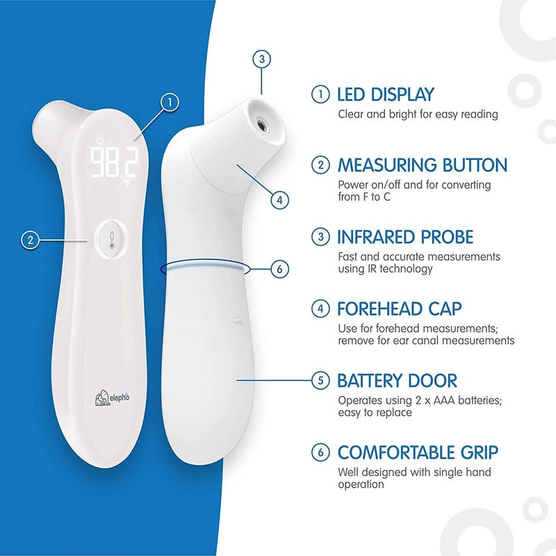 Circleware eTherm Infrared Ear & Forehead Thermometer - Image 2